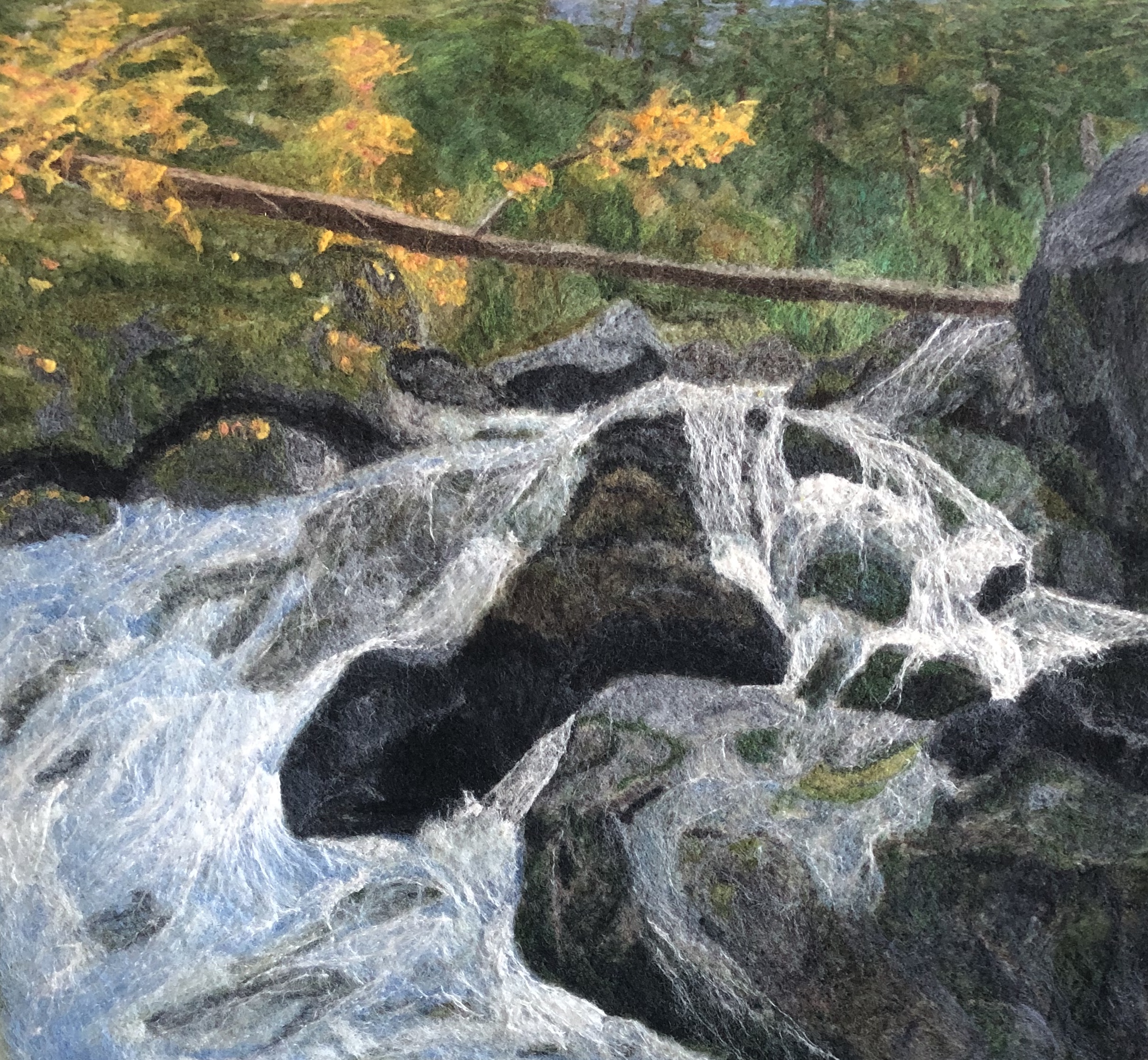 Lover’s Leap -Needle felting