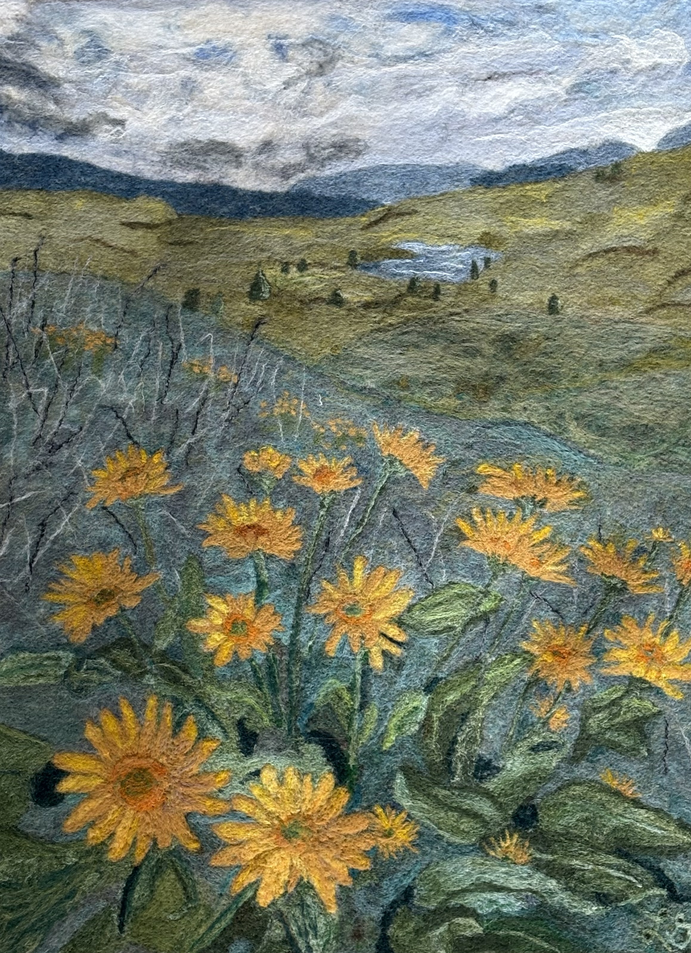 Spring Joys - Needle felting